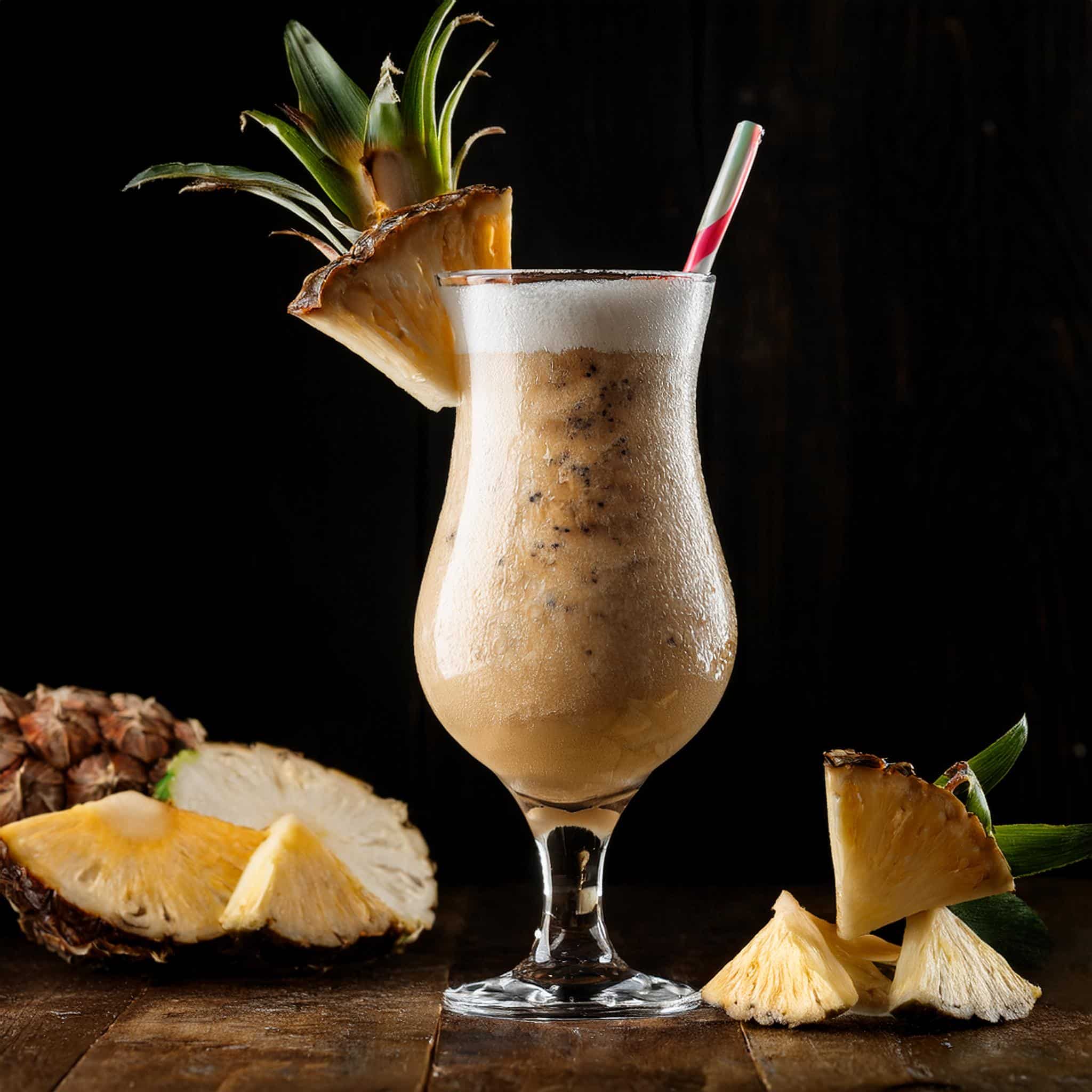 Pina colada drink